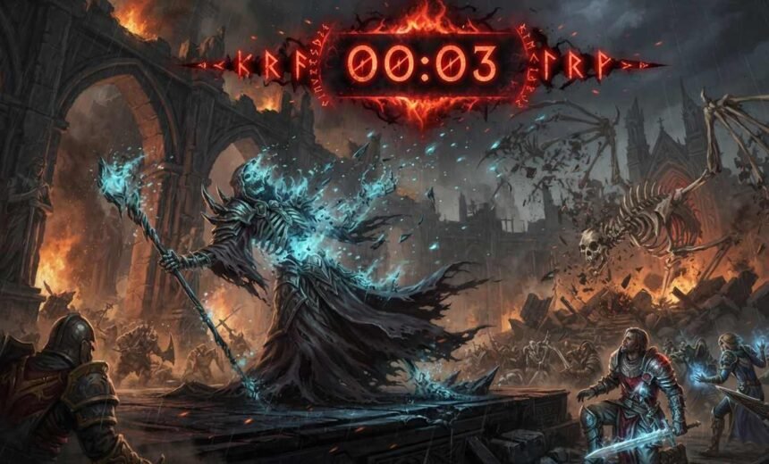 Abyssal Lich encounters showing the boss vanishing as a timer begins