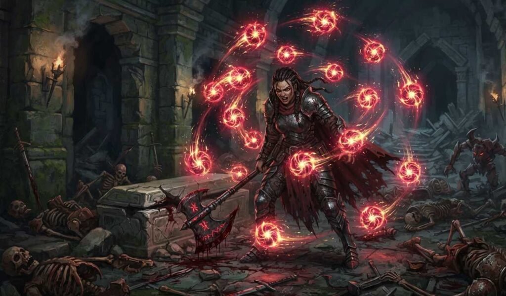 Frenzy charge generation shown building up after a rapid kill streak