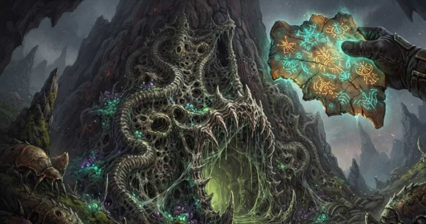 The Hivebrain Gland economy shown through the fragment and the hive entrance it opens