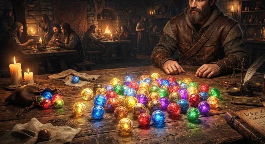POE currency guide covering which orbs to farm and when