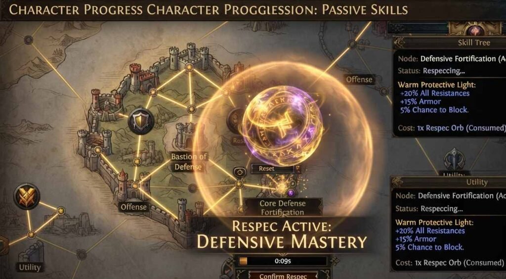A respec strategy poe players use to pivot toward defensive nodes