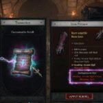 Rogue Exile and Omens shown through a probability-altering item being applied to a trade