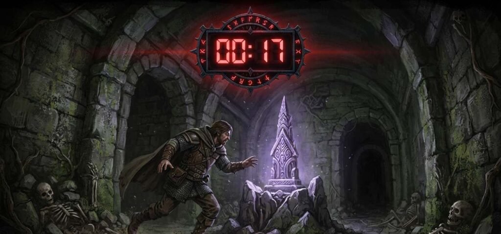 The stygian spire timer forcing a race to a side area during the fight